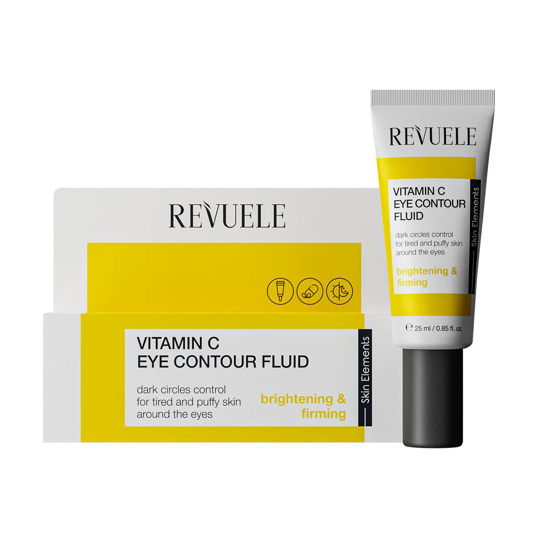 Флюїд для шкіри навколо очей Revuele Vitamin C Eye Contour Fluid Зміцнення та ліфтинг, 25 мл